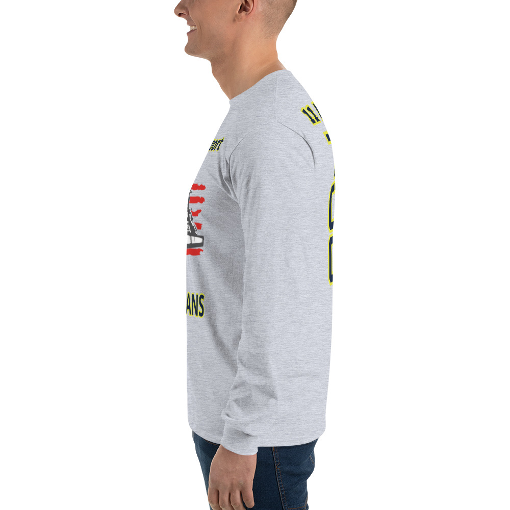 I SUPPORT VETERANS TOO FIFE Long Sleeve Shirt - Image 8