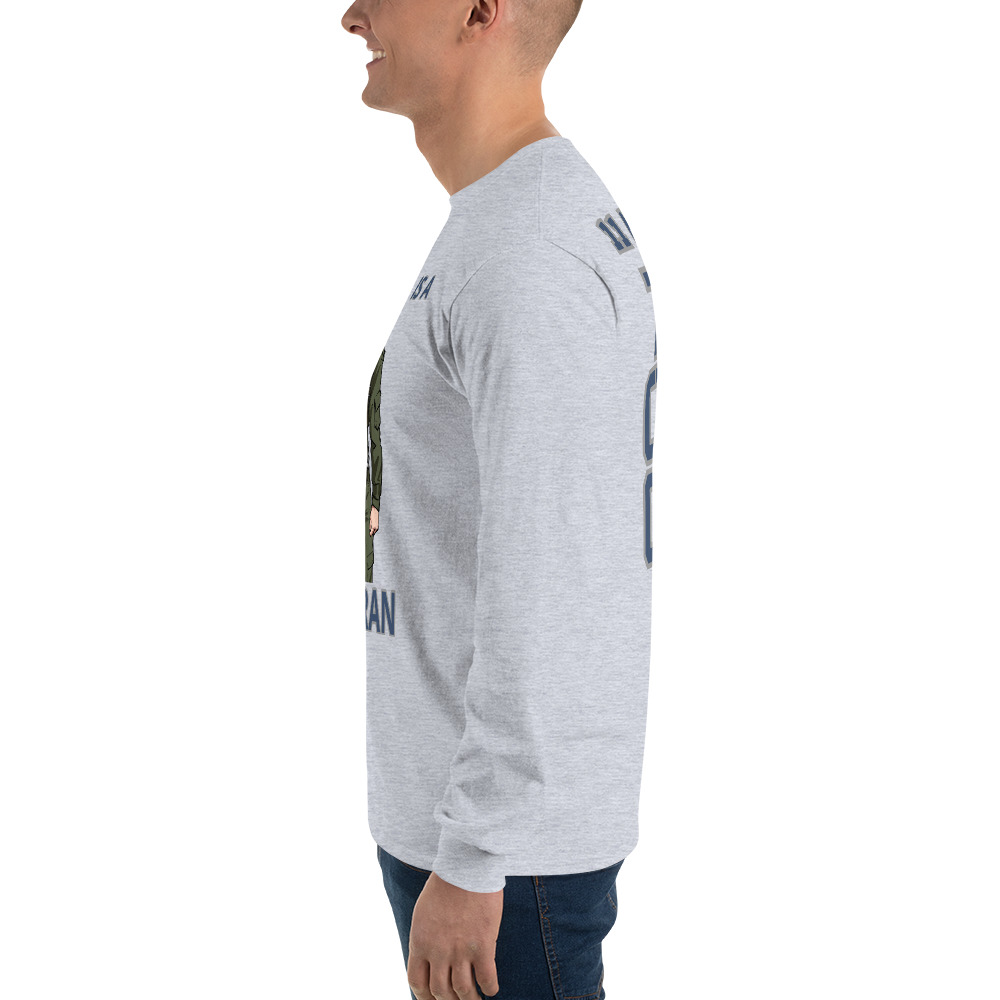 SON IS A VETERAN TOO FIFE Long Sleeve Shirt - Image 8