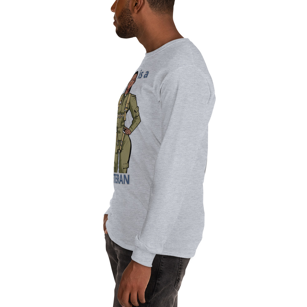 GRANDMA IS A VETERAN TOO FIFE Long Sleeve Shirt - Image 9