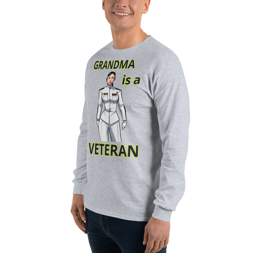 GRANDMA IS A VETERAN TOO FIFE Long Sleeve Shirt - Image 11