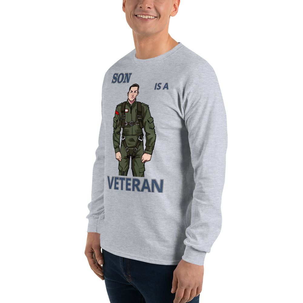 SON IS A VETERAN TOO FIFE Long Sleeve Shirt - Image 11