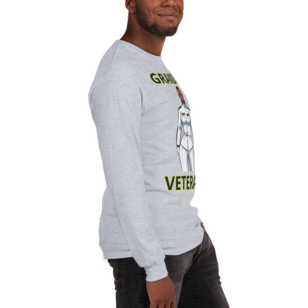 GRANDMA IS A VETERAN TOO FIFE Long Sleeve Shirt - Image 11