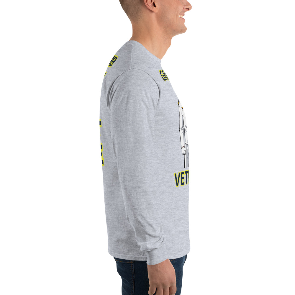 GRANDPA IS A VETERAN TOO FIFE Long Sleeve Shirt - Image 9