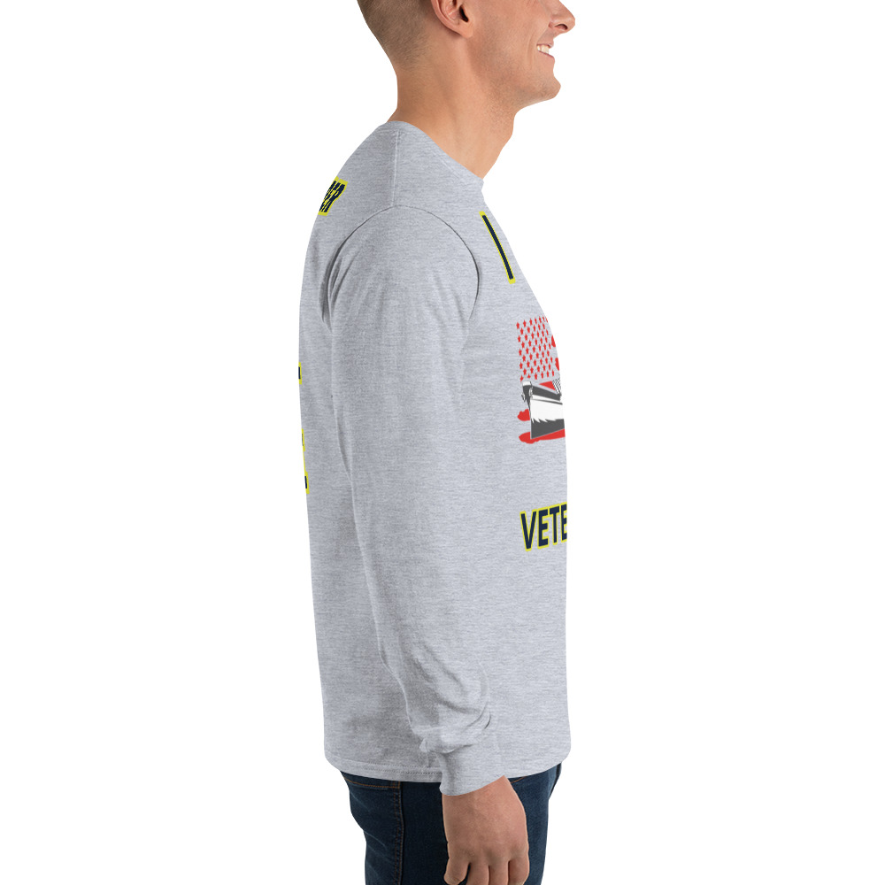 I SUPPORT VETERANS TOO FIFE Long Sleeve Shirt - Image 9