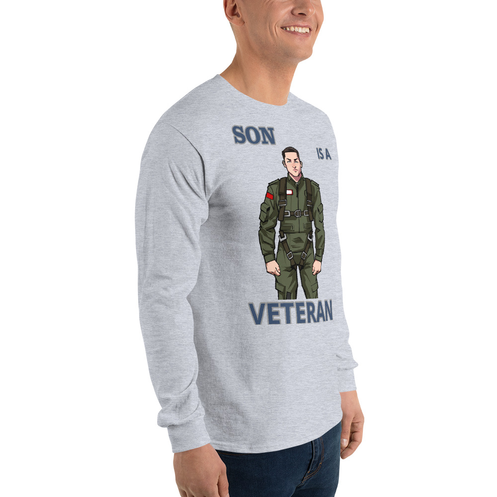 SON IS A VETERAN TOO FIFE Long Sleeve Shirt - Image 12