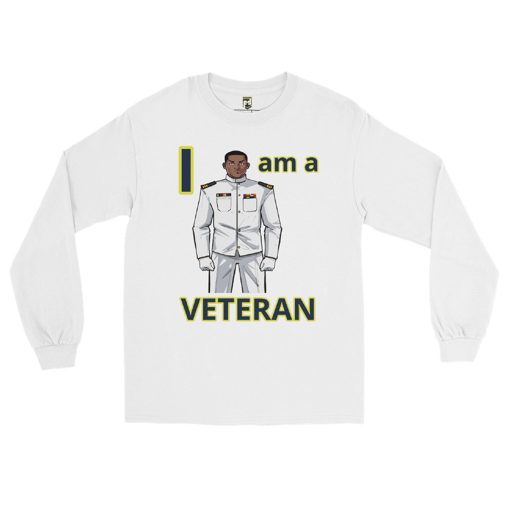 I AM A VETERAN TOO FIFE Long Sleeve Shirt - Image 5
