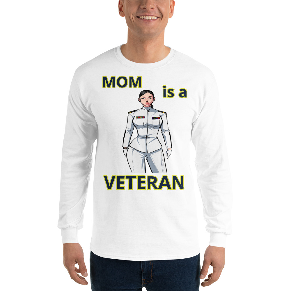 MOM IS A VETERAN TOO FIFE Long Sleeve Shirt - Image 13