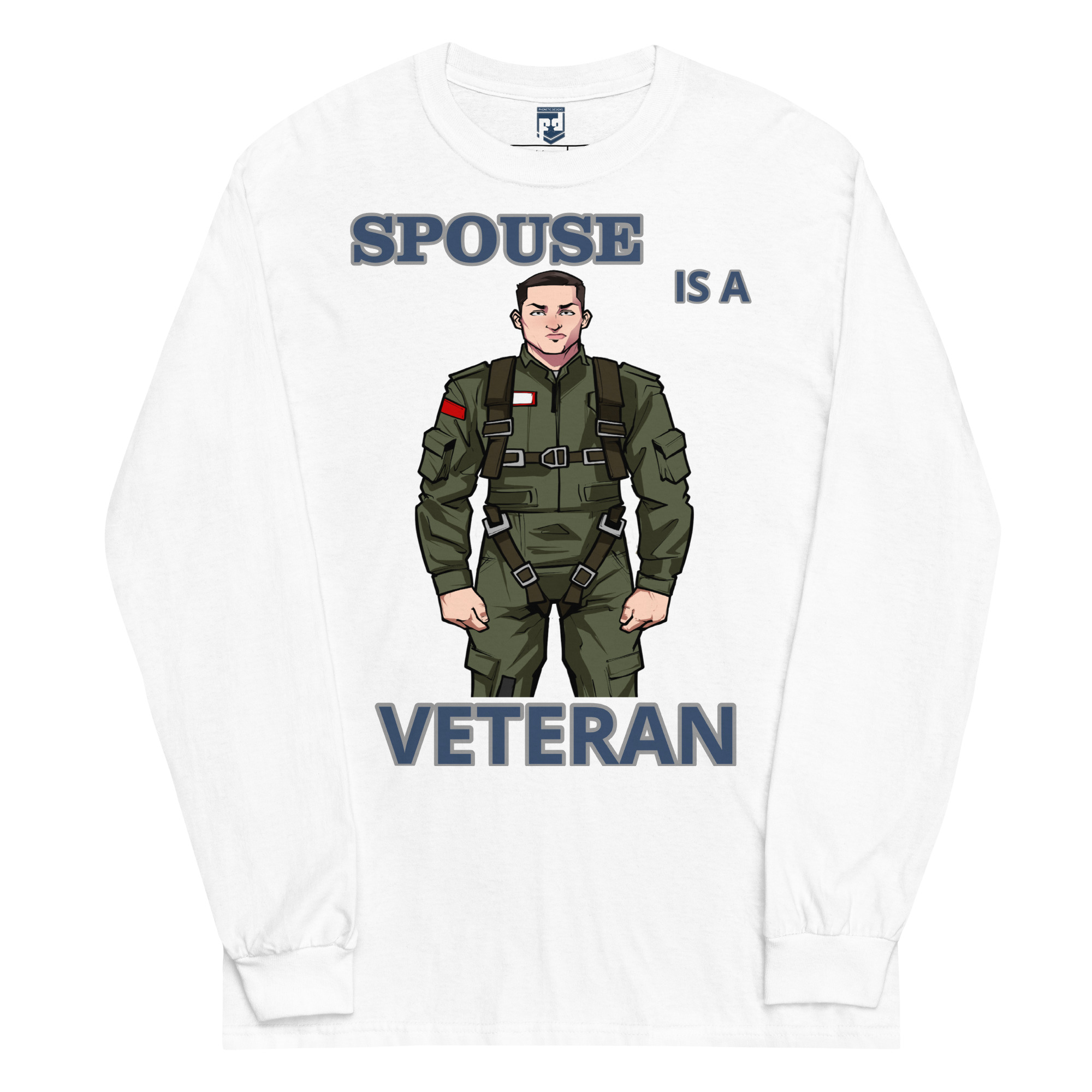 SPOUSE IS A VETERAN TOO FIFE Long Sleeve Shirt - Image 5