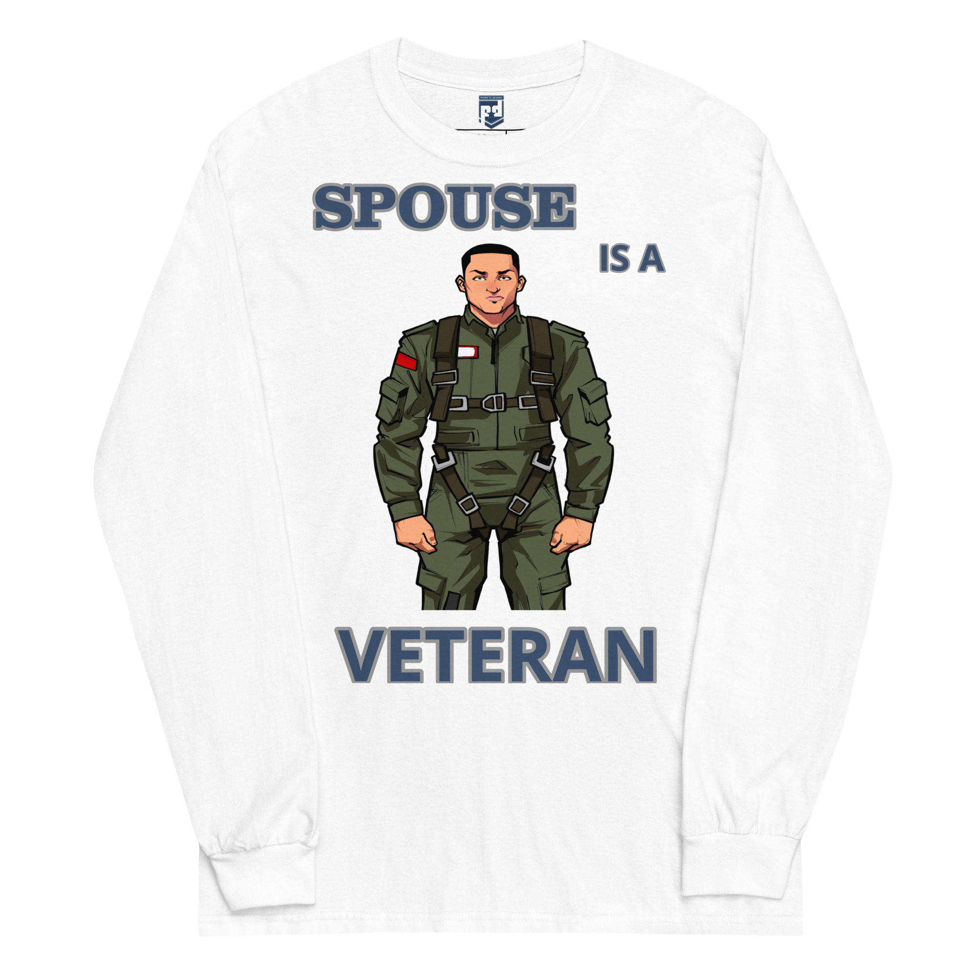 SPOUSE IS A VETERAN TOO FIFE Long Sleeve Shirt - Image 5