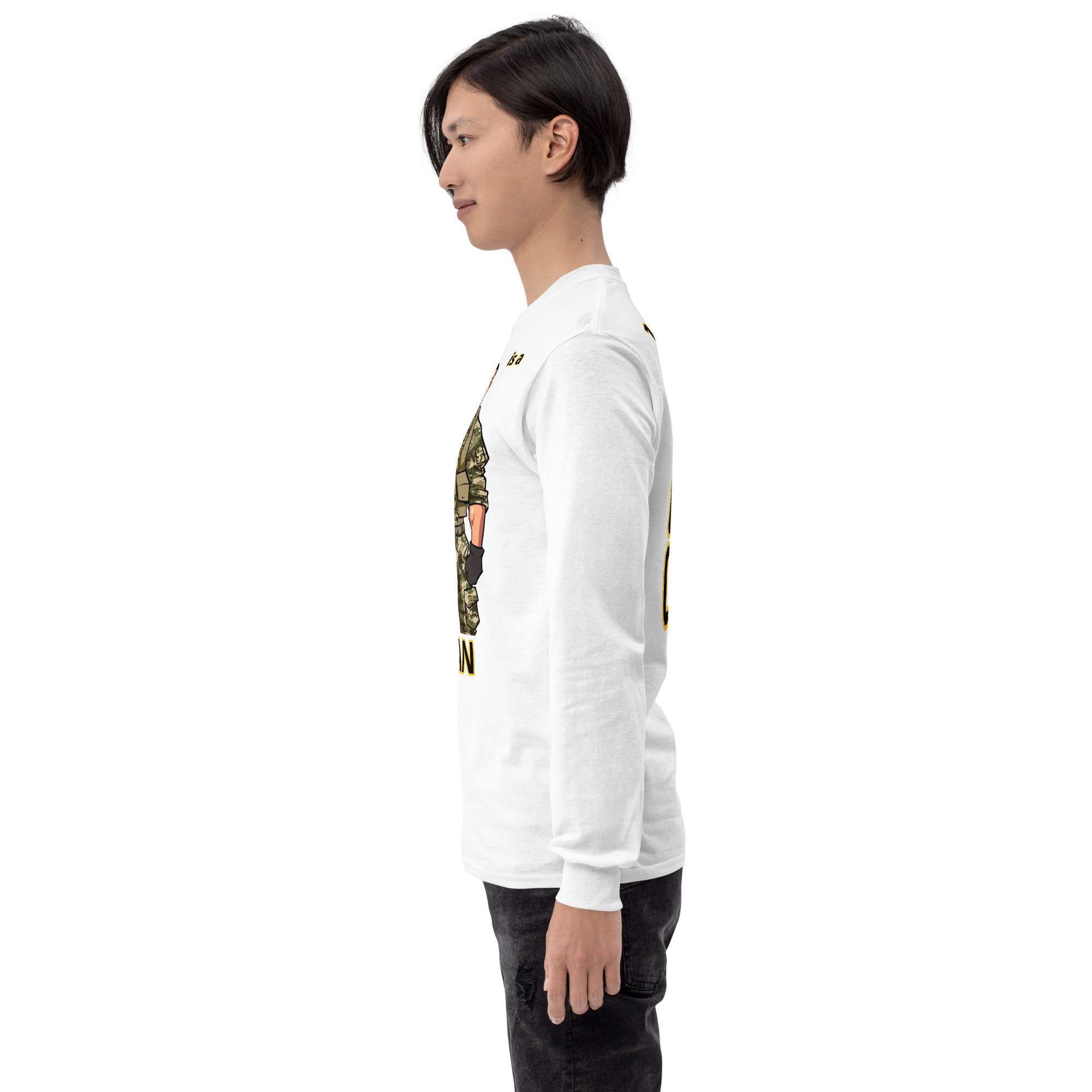 GRANDPA IS A VETERAN TOO FIFE Long Sleeve Shirt - Image 15