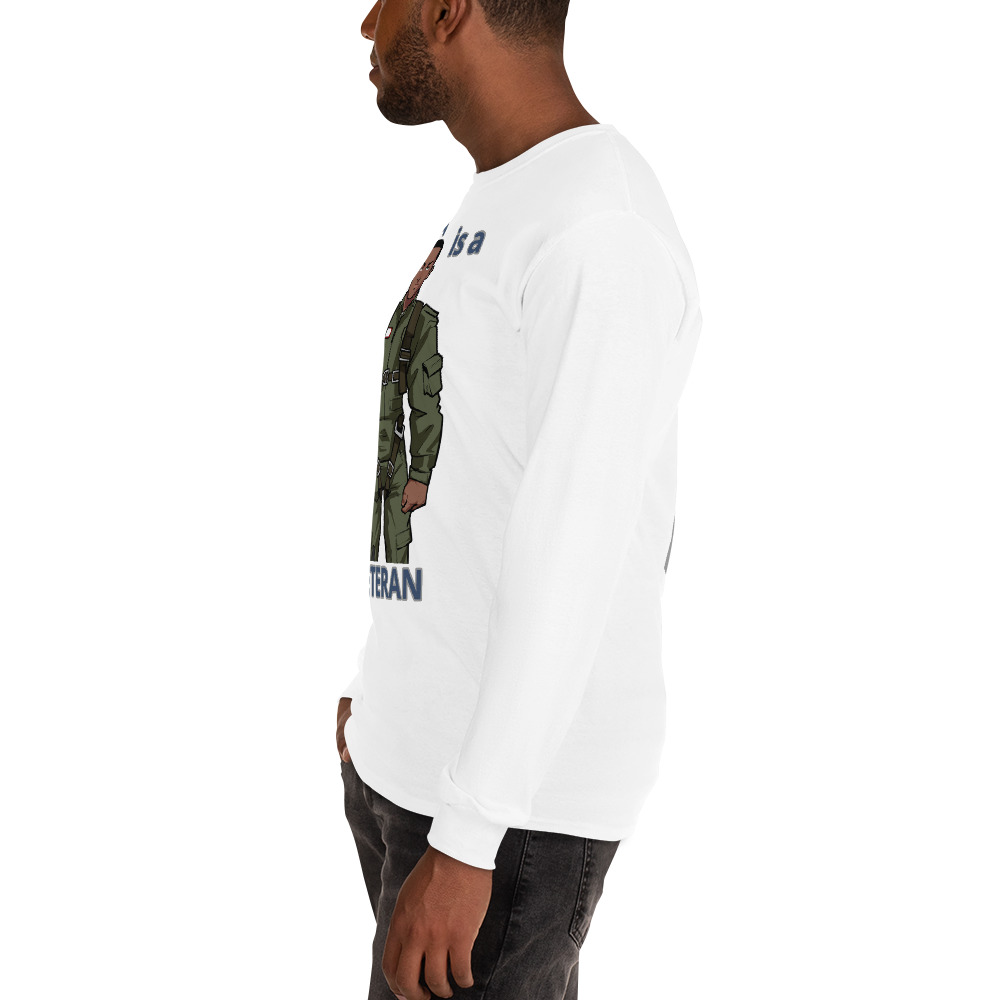 GRANDPA IS A VETERAN TOO FIFE Long Sleeve Shirt - Image 15