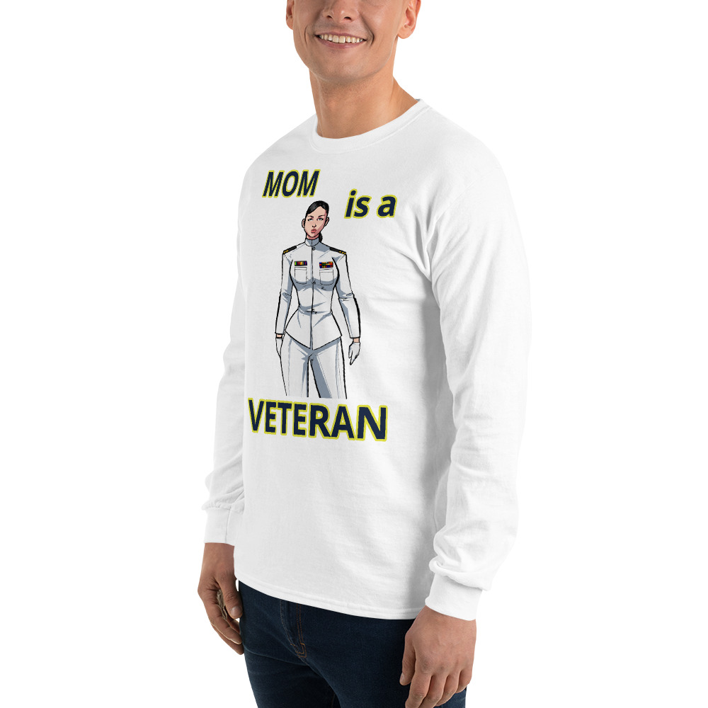 MOM IS A VETERAN TOO FIFE Long Sleeve Shirt - Image 17