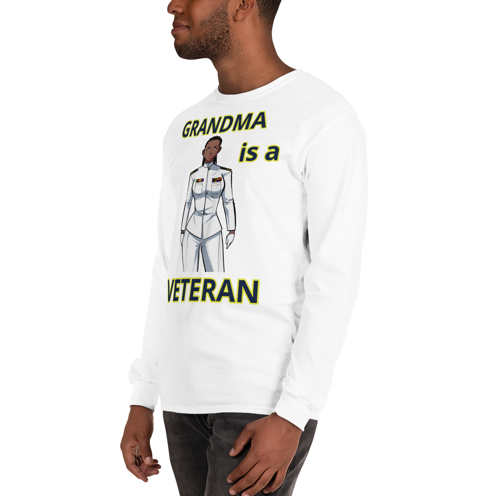 GRANDMA IS A VETERAN TOO FIFE Long Sleeve Shirt - Image 16
