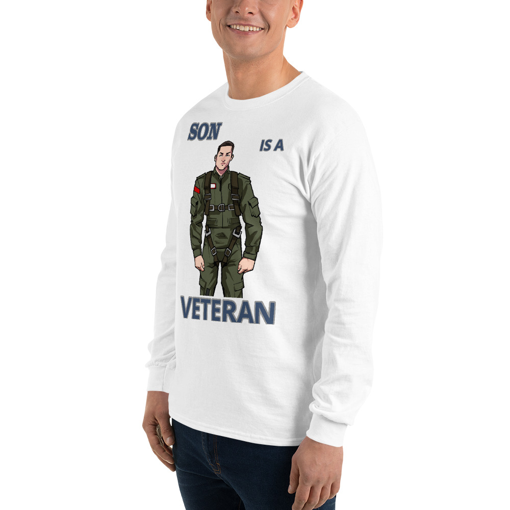 SON IS A VETERAN TOO FIFE Long Sleeve Shirt - Image 17