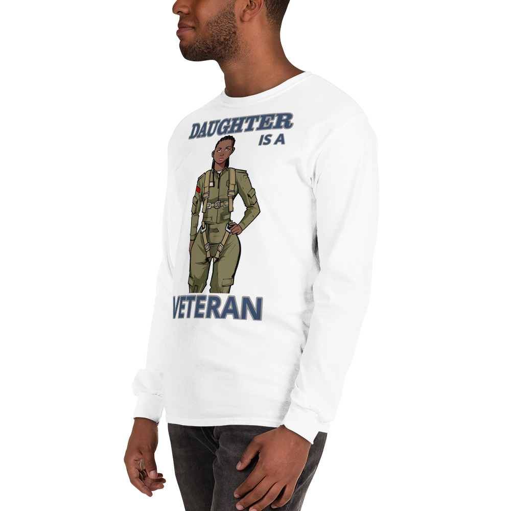 DAUGHTER IS A VETERAN TOO FIFE Long Sleeve Shirt - Image 16
