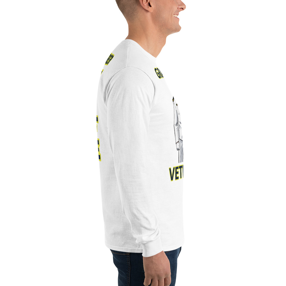 GRANDPA IS A VETERAN TOO FIFE Long Sleeve Shirt - Image 15