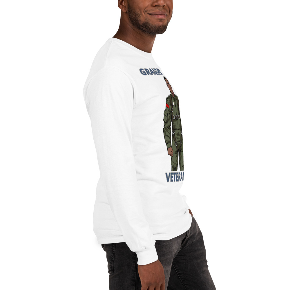GRANDPA IS A VETERAN TOO FIFE Long Sleeve Shirt - Image 17