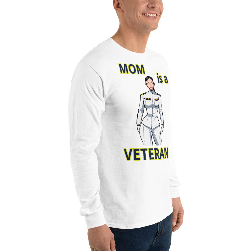 MOM IS A VETERAN TOO FIFE Long Sleeve Shirt - Image 18
