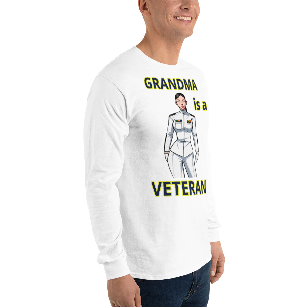 GRANDMA IS A VETERAN TOO FIFE Long Sleeve Shirt - Image 18