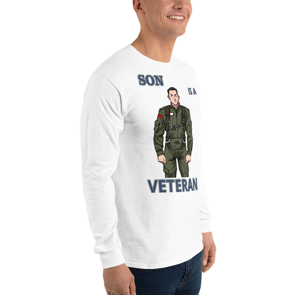 SON IS A VETERAN TOO FIFE Long Sleeve Shirt - Image 18