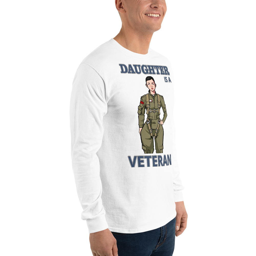 DAUGHTER IS A VETERAN TOO FIFE Long Sleeve Shirt - Image 18
