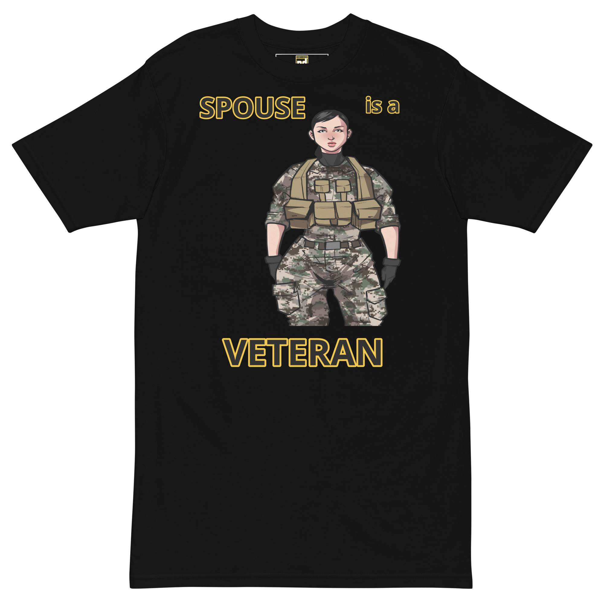 89 SPOUSE IS A VETERAN TOO FIFE Tee