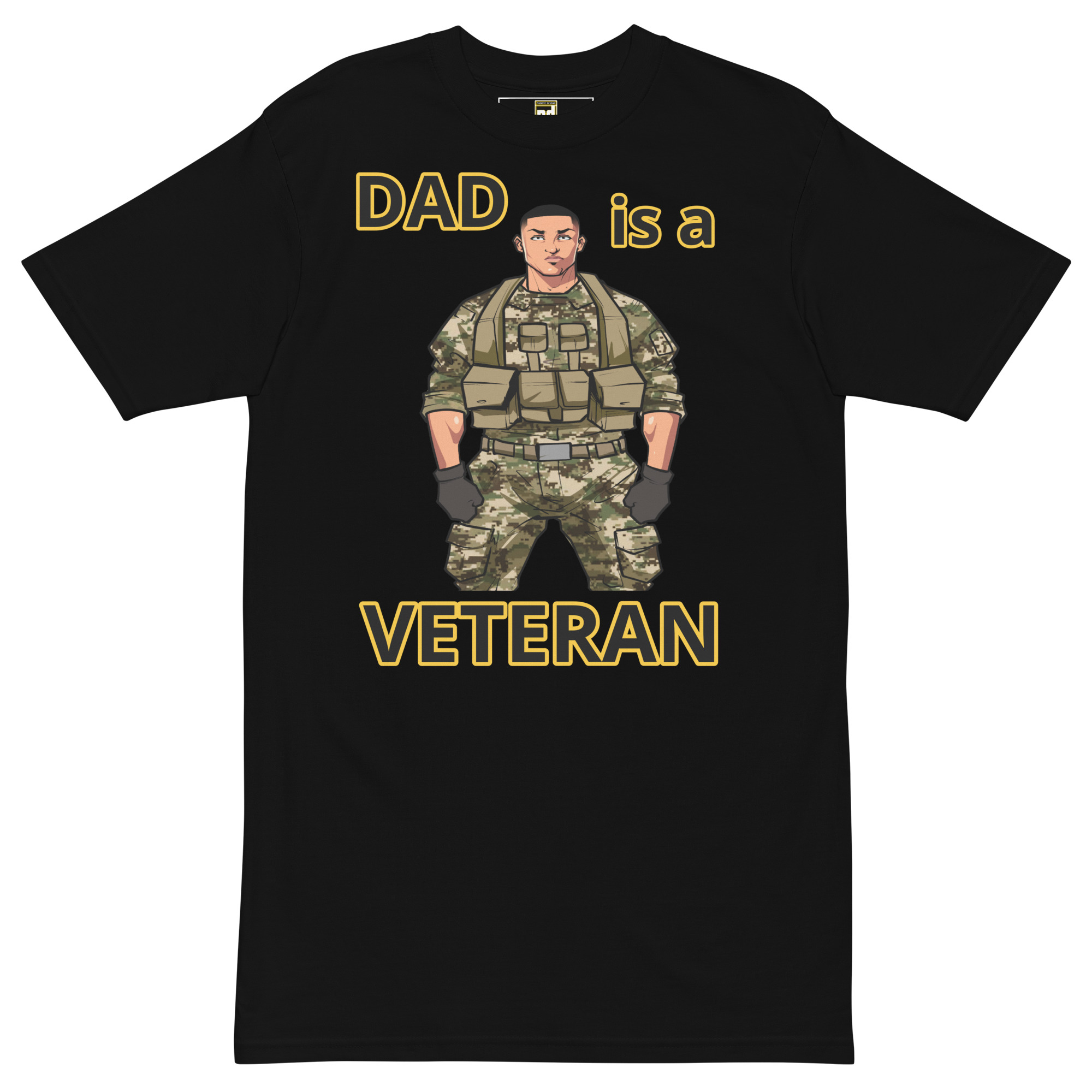 DAD IS A VETERAN TOO FIFE Tee