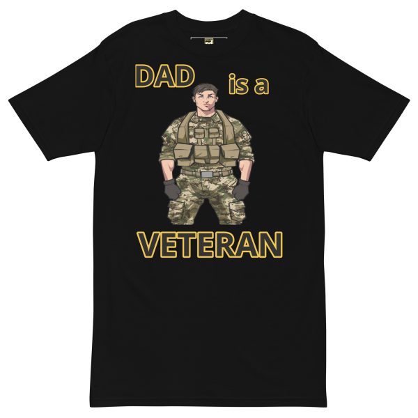 DAD IS A VETERAN TOO FIFE Tee
