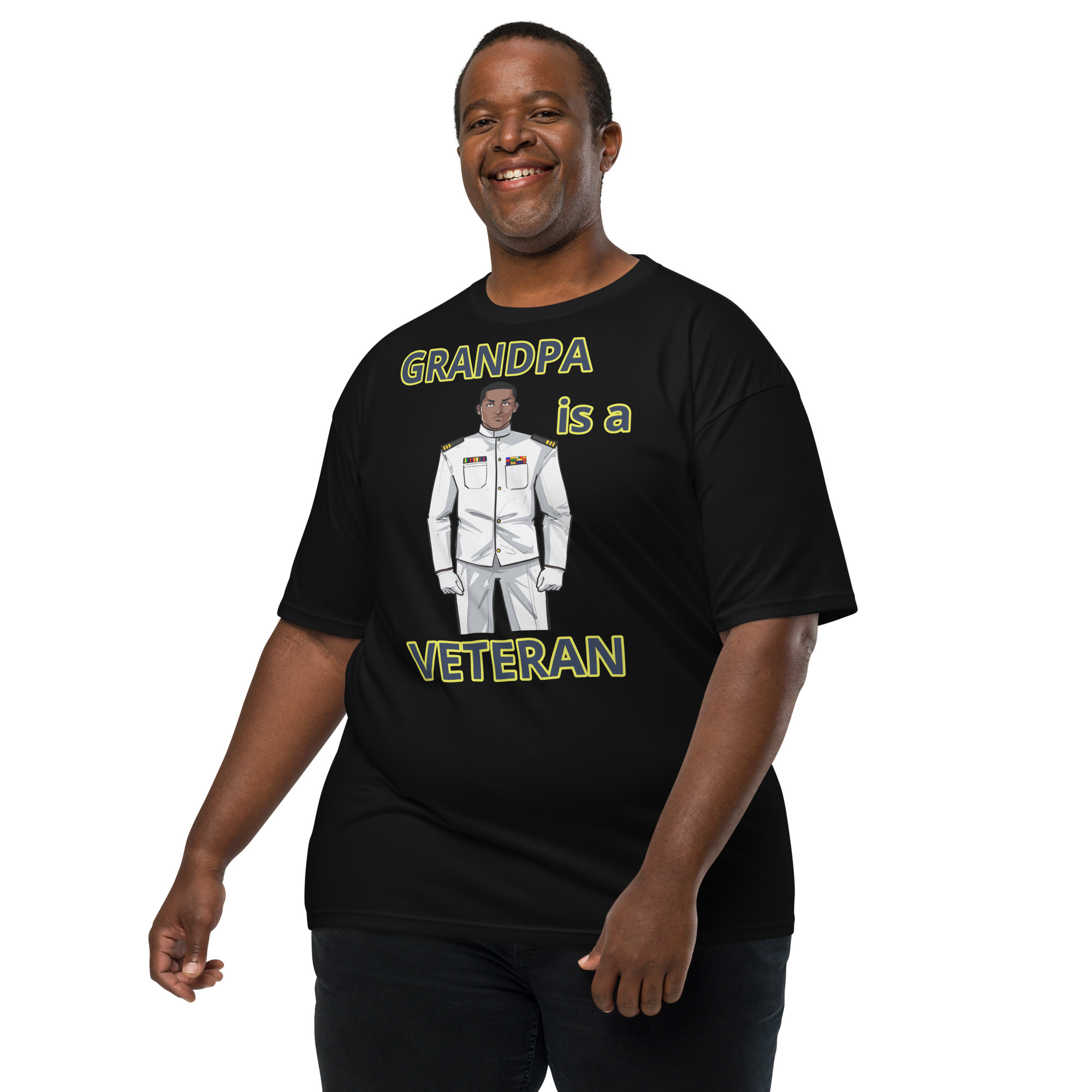 GRANDPA IS A VETERAN TOO FIFE Tee