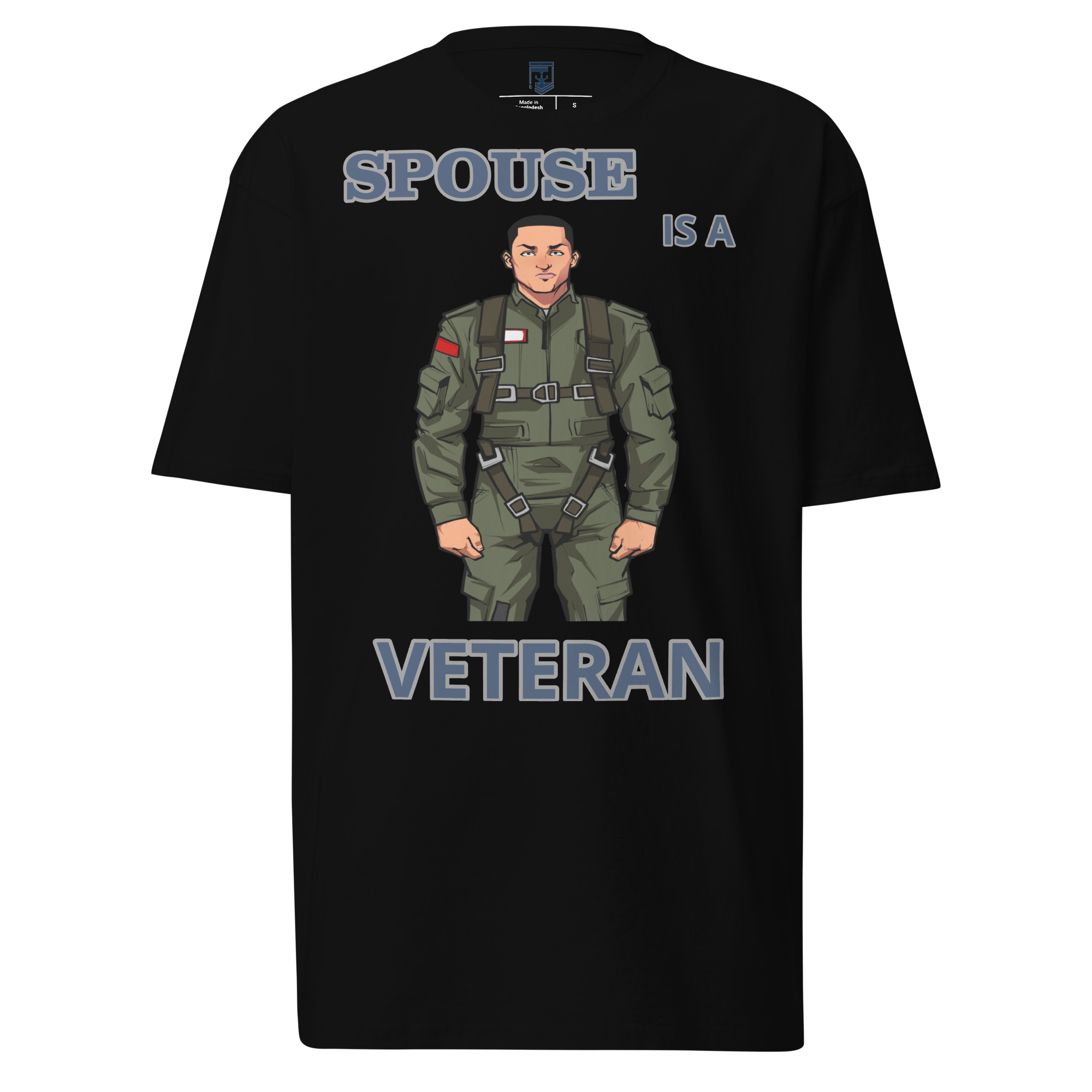 SPOUSE IS A VETERAN TOO FIFE Tee