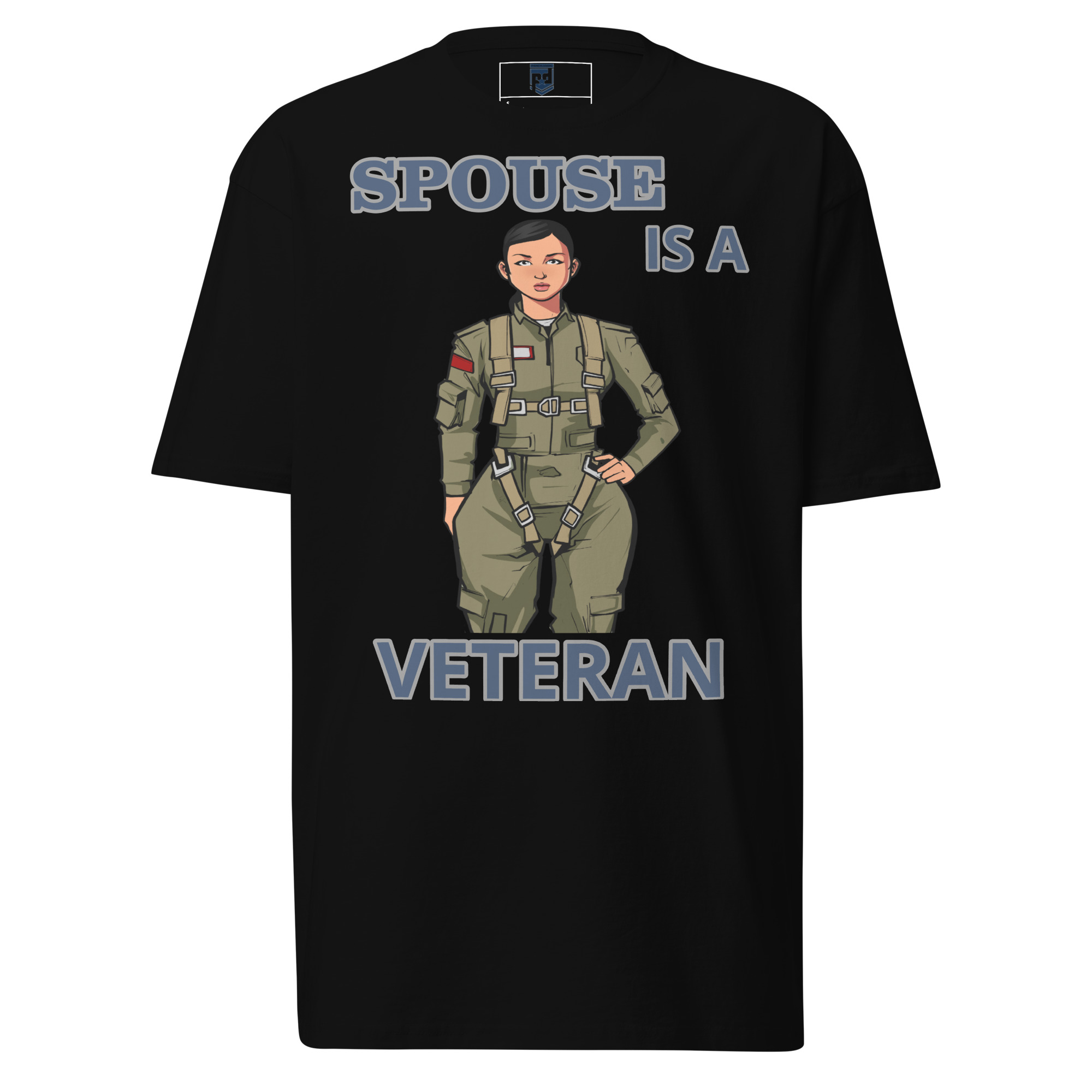SPOUSE IS A VETERAN TOO FIFE Tee