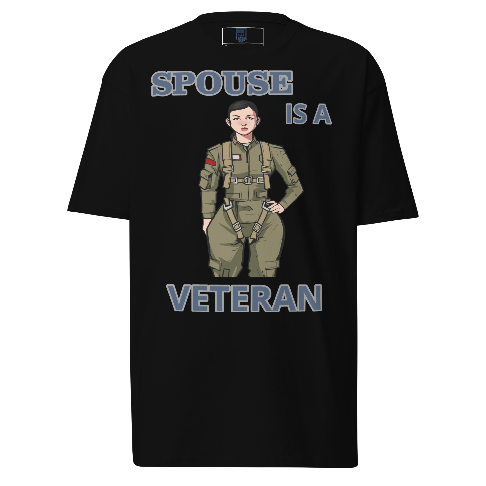 SPOUSE IS A VETERAN TOO FIFE Tee