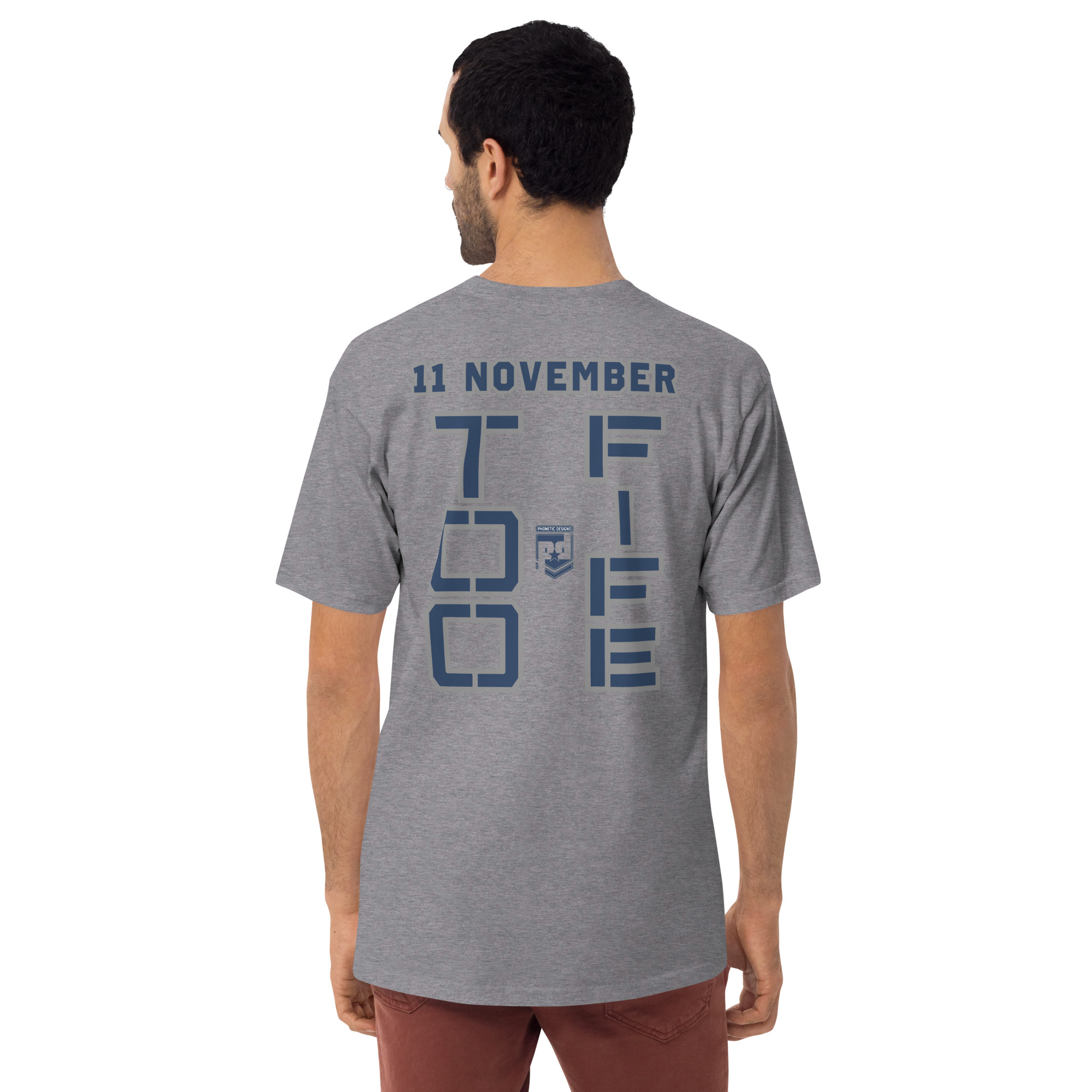 DAD IS A VETERAN TOO FIFE Tee - Image 8