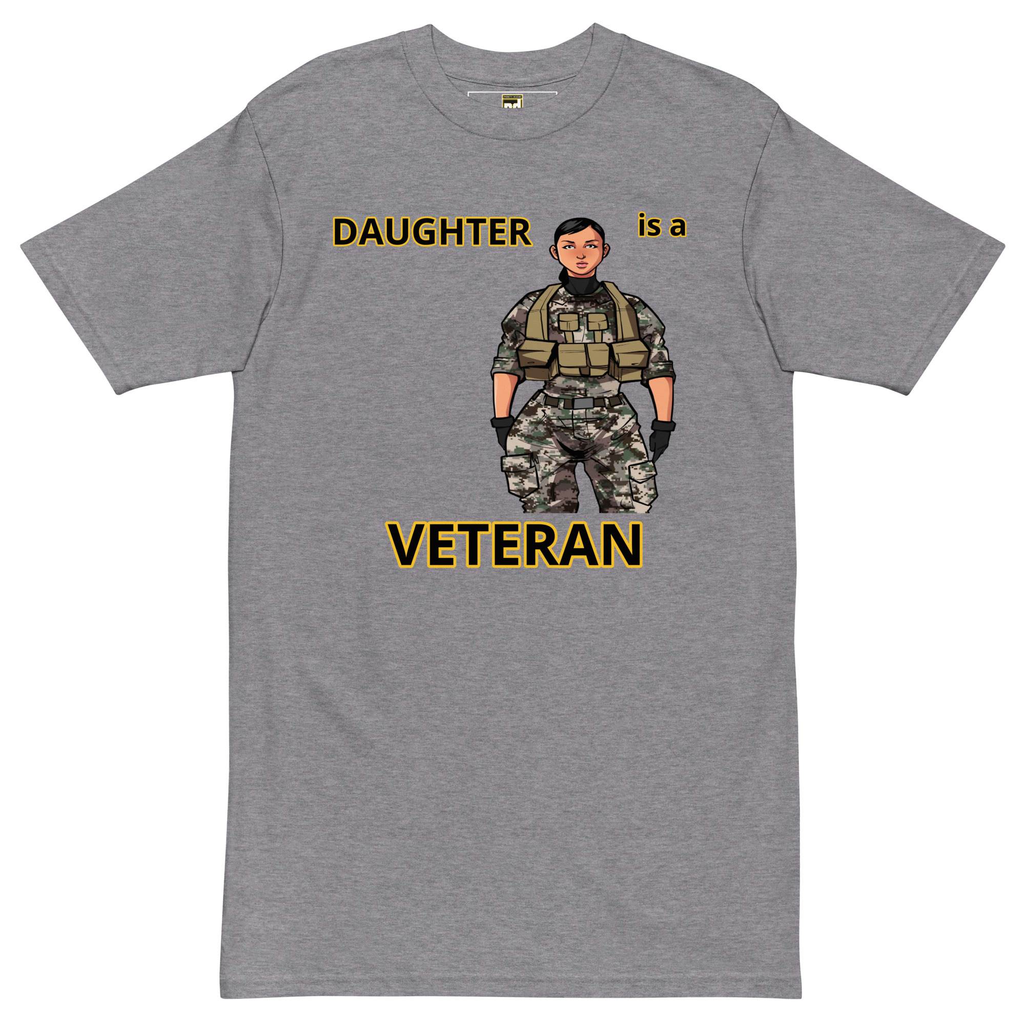 DAUGHTER IS A VETERAN TOO FIFE Tee - Image 3