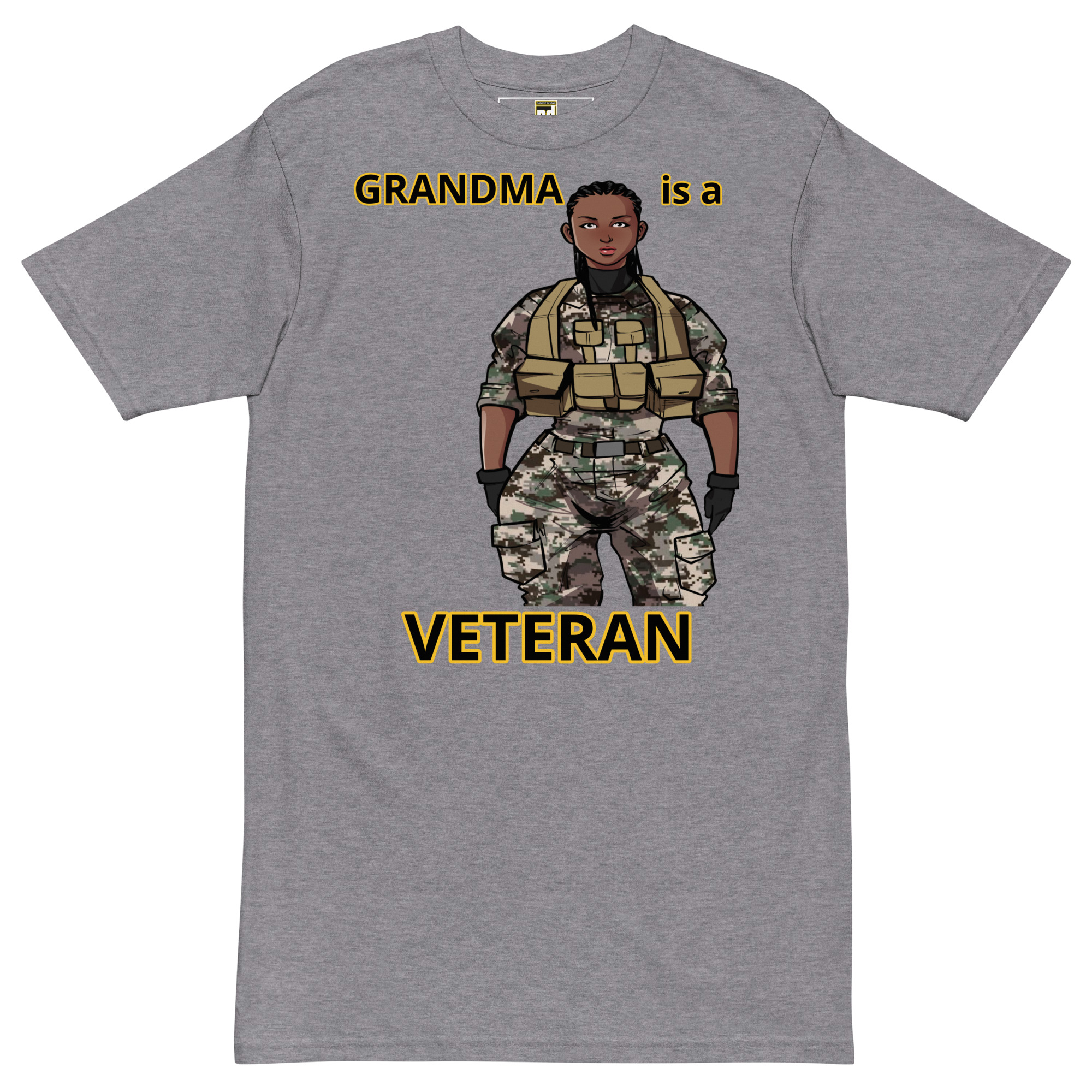 GRANDMA IS A VETERAN TOO FIFE Tee - Image 3