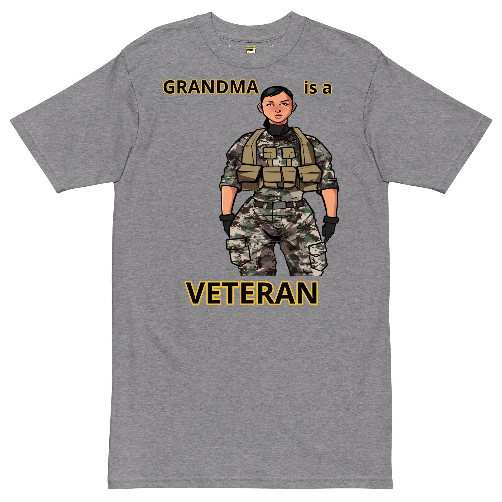 GRANDMA IS A VETERAN TOO FIFE Tee - Image 3