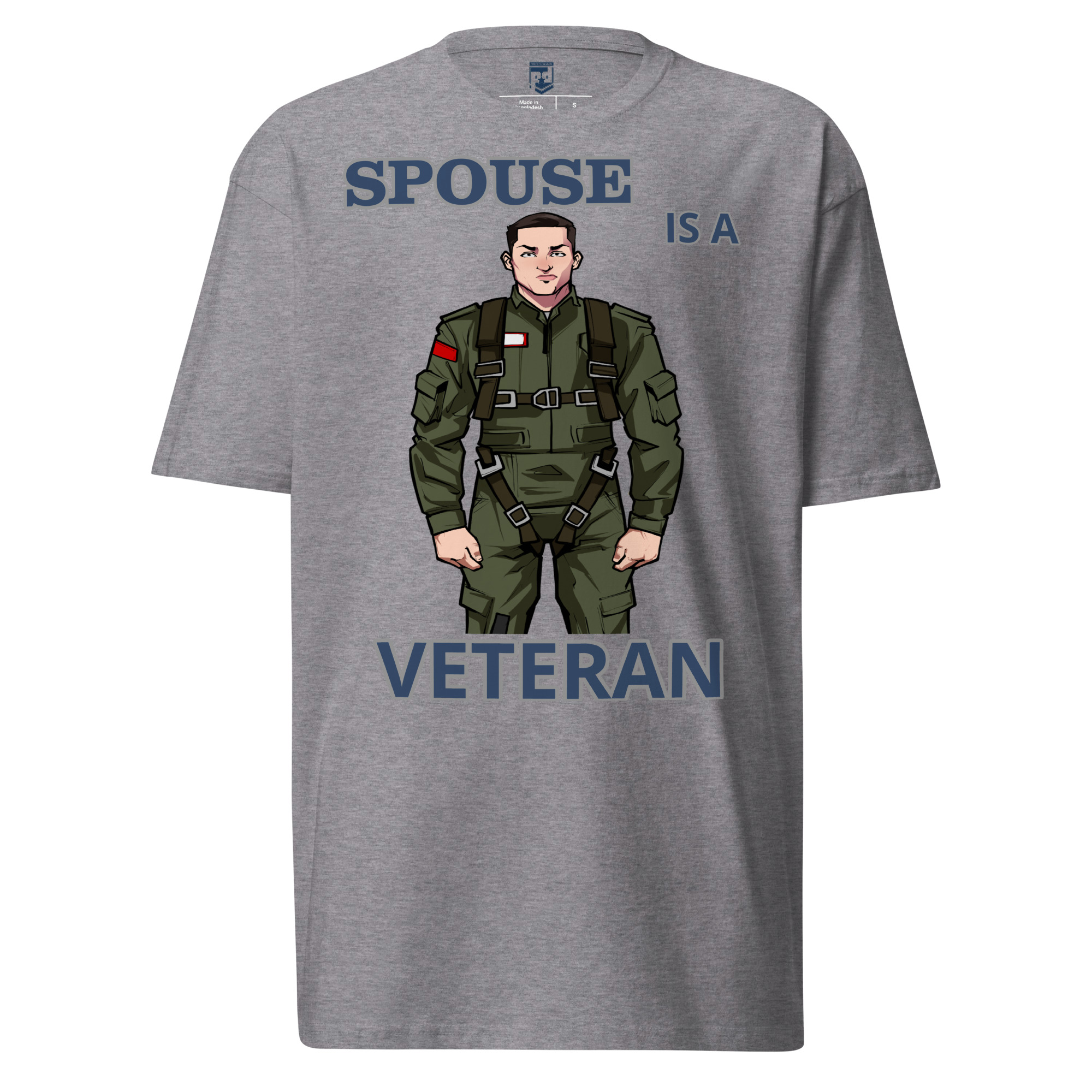 SPOUSE IS A VETERAN TOO FIFE Tee - Image 5