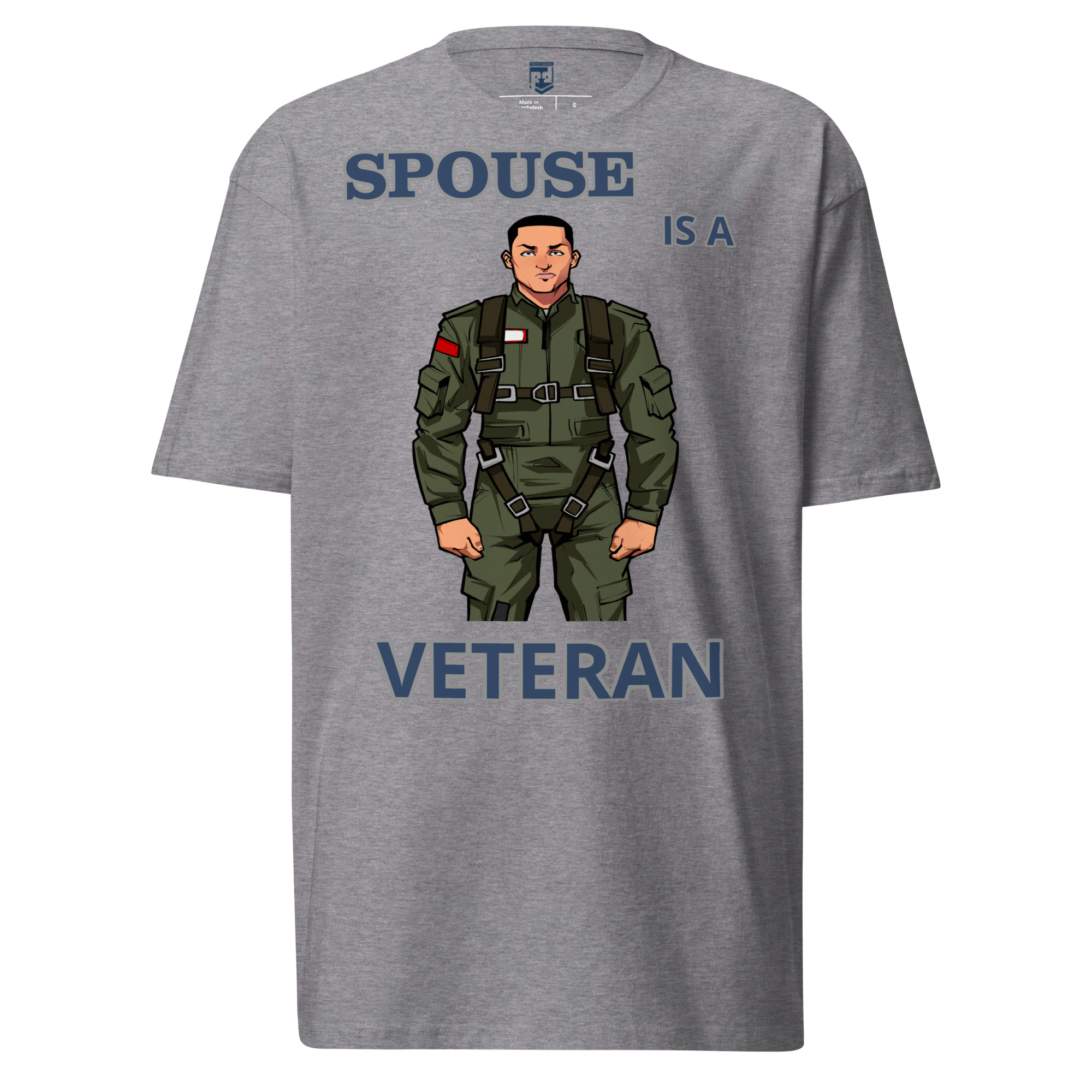 SPOUSE IS A VETERAN TOO FIFE Tee - Image 5