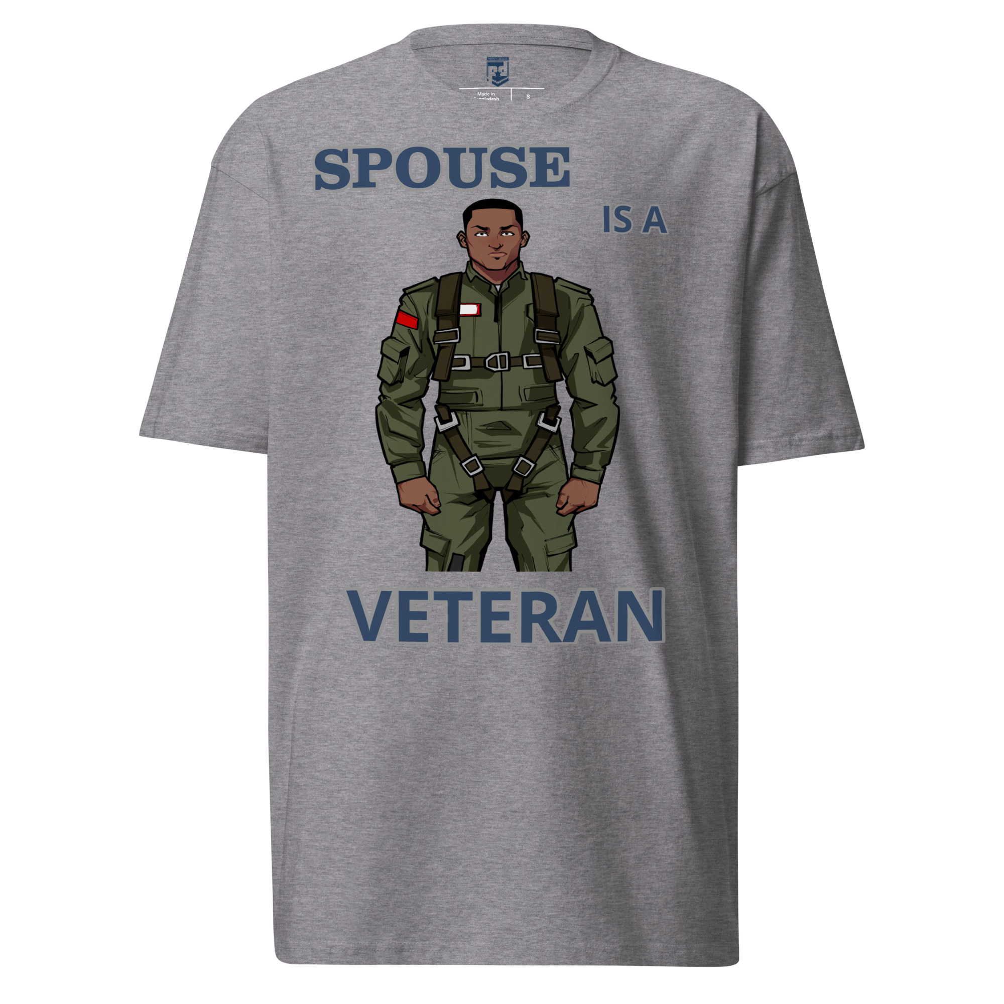 SPOUSE IS A VETERAN TOO FIFE Tee - Image 5