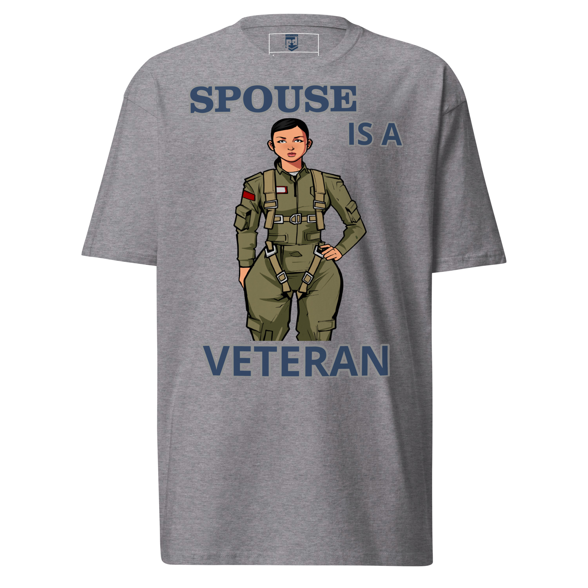 SPOUSE IS A VETERAN TOO FIFE Tee - Image 5