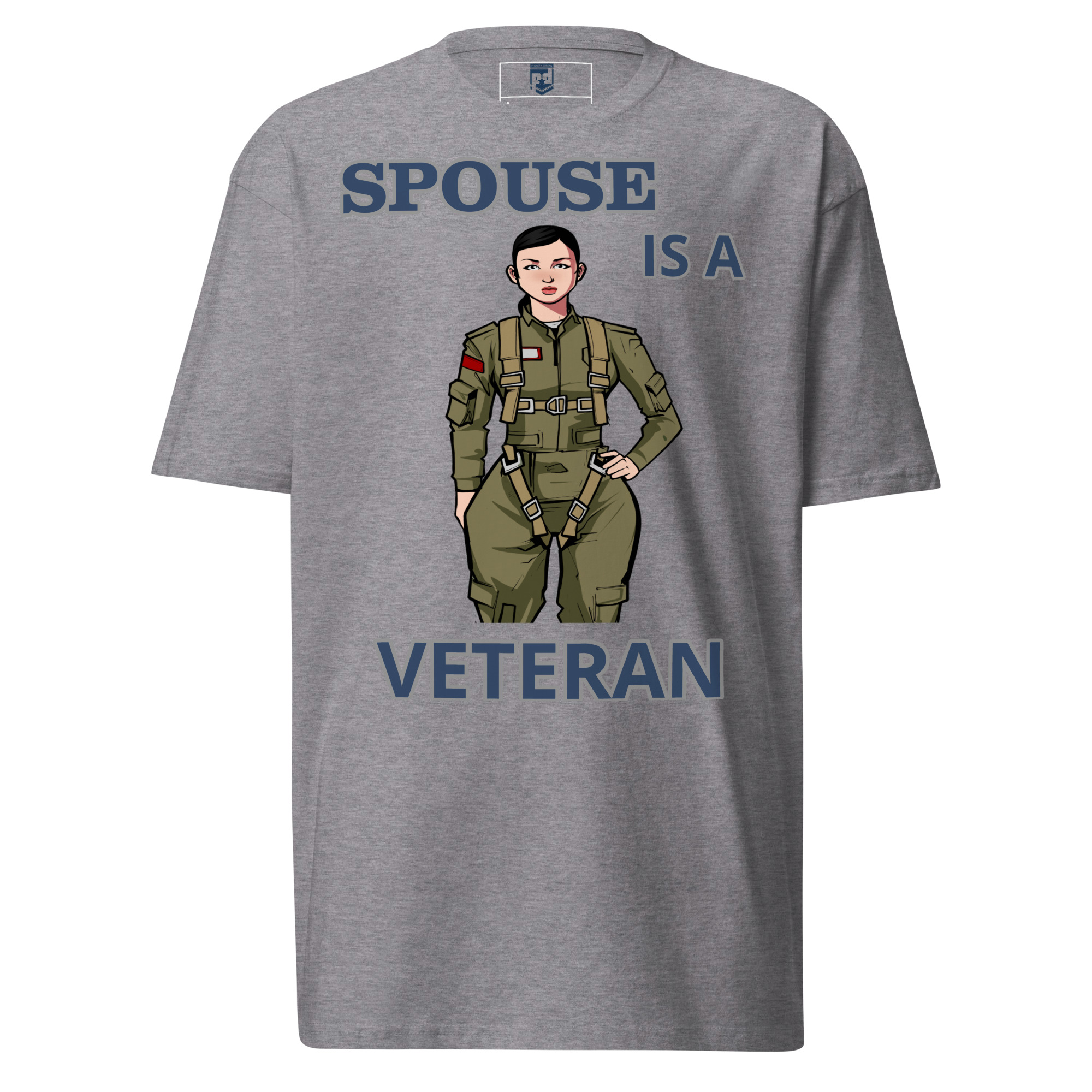 SPOUSE IS A VETERAN TOO FIFE Tee - Image 5