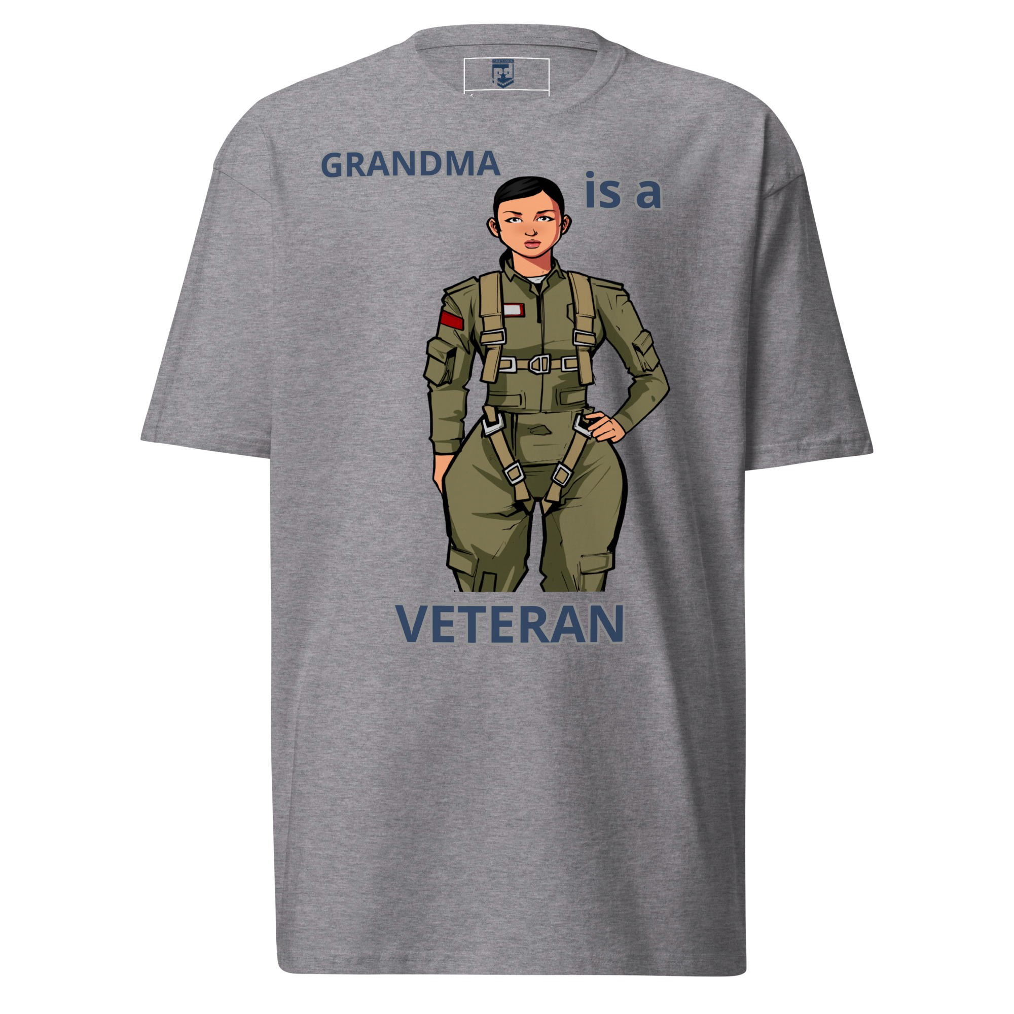 GRANDMA IS A VETERAN TOO FIFE Tee - Image 5