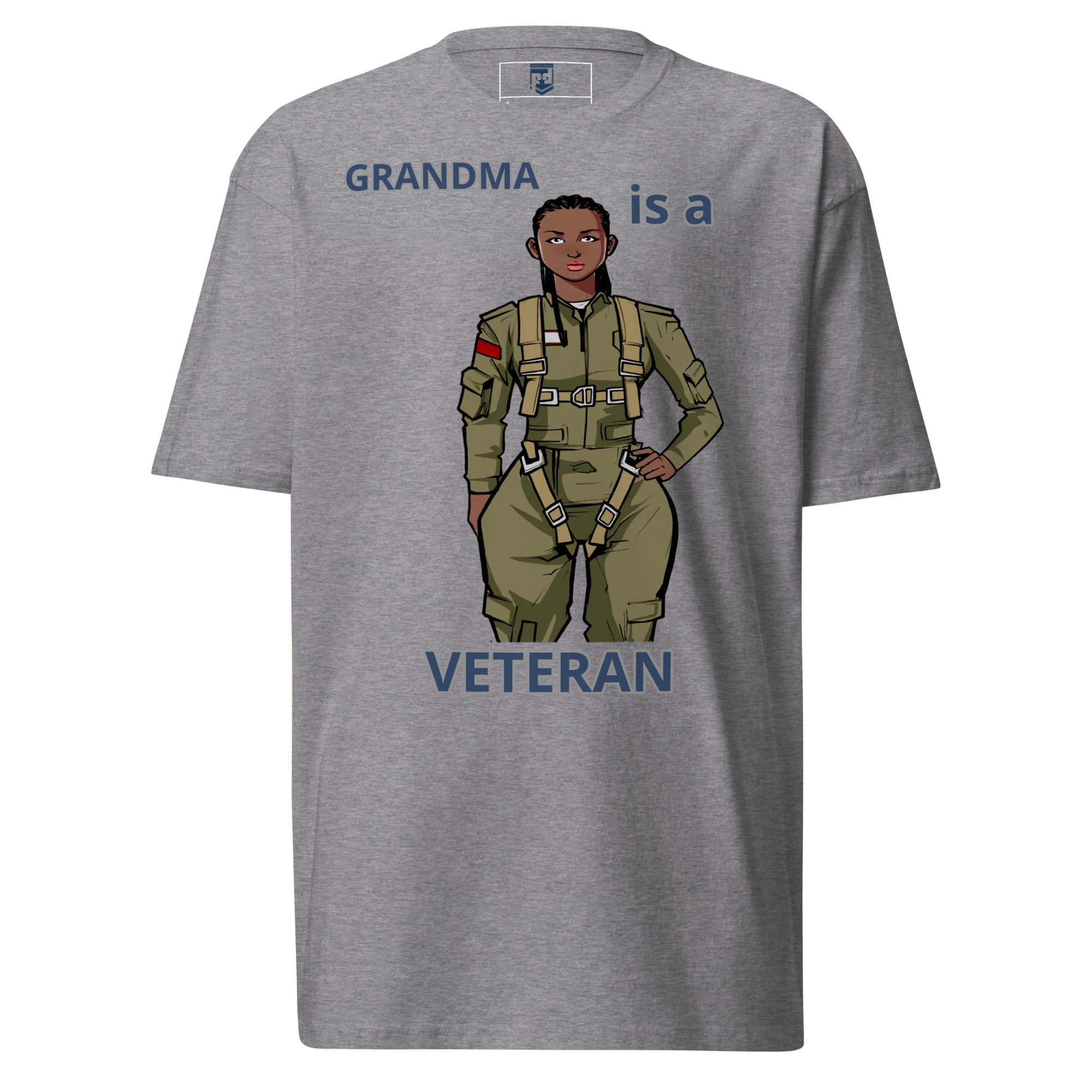 GRANDMA IS A VETERAN TOO FIFE Tee - Image 5