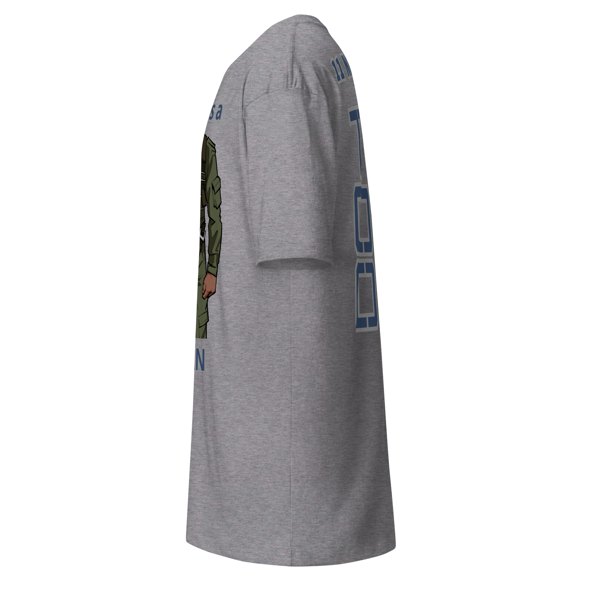 GRANDPA IS A VETERAN TOO FIFE Tee - Image 6