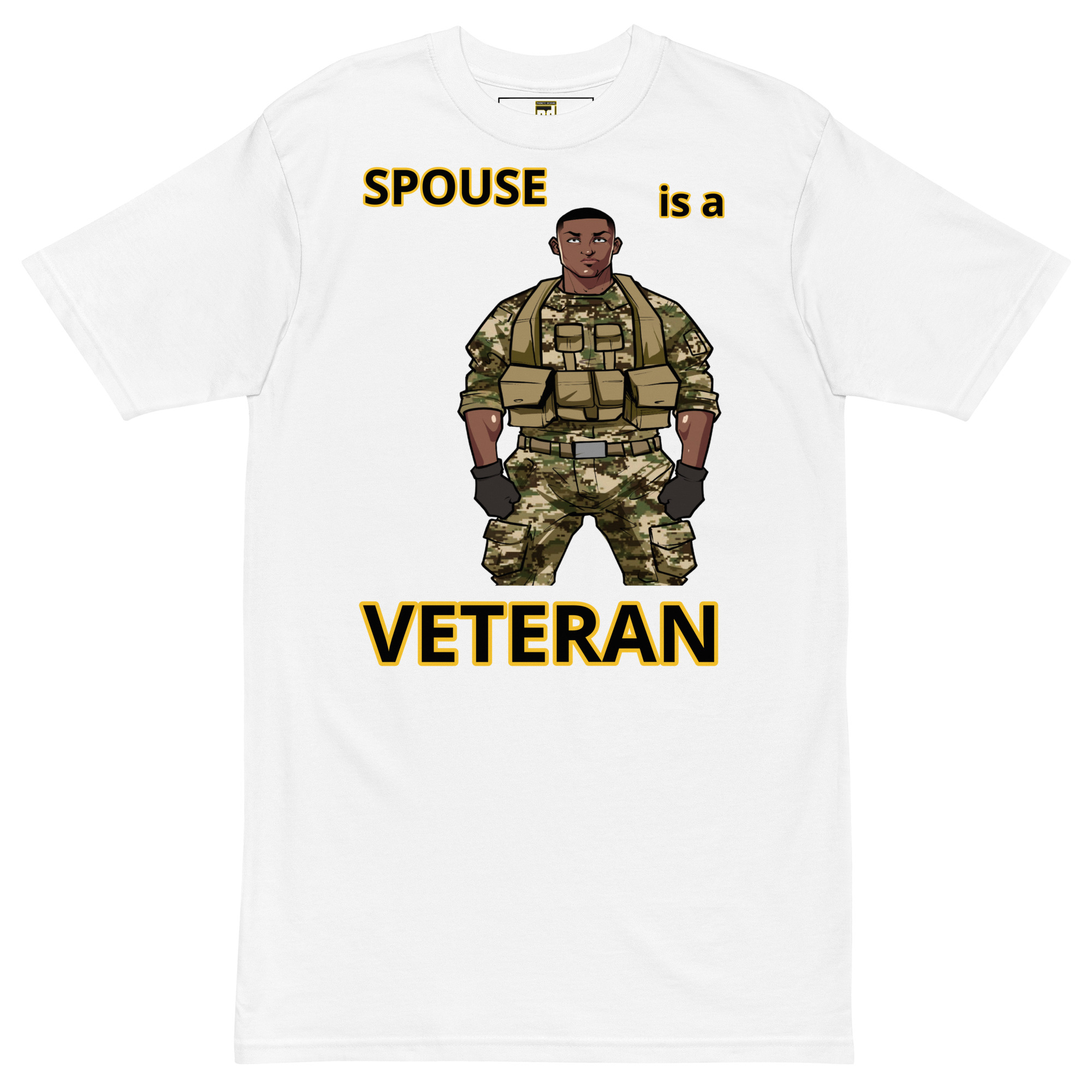 SPOUSE IS A VETERAN TOO FIFE Tee - Image 5