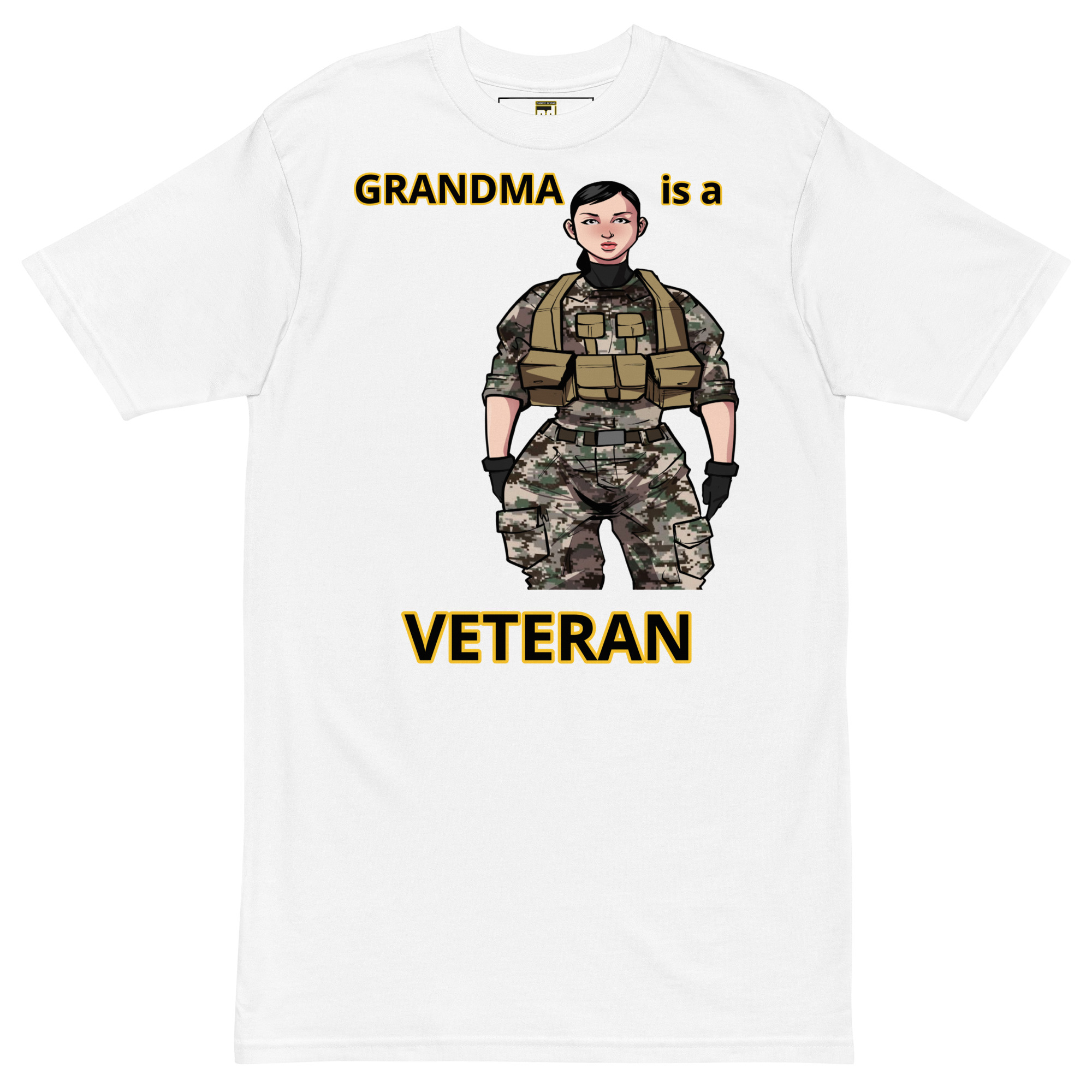 GRANDMA IS A VETERAN TOO FIFE Tee - Image 5