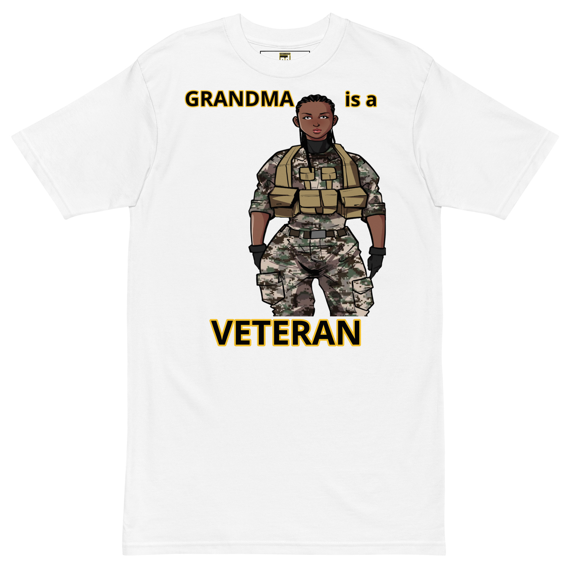 GRANDMA IS A VETERAN TOO FIFE Tee - Image 5