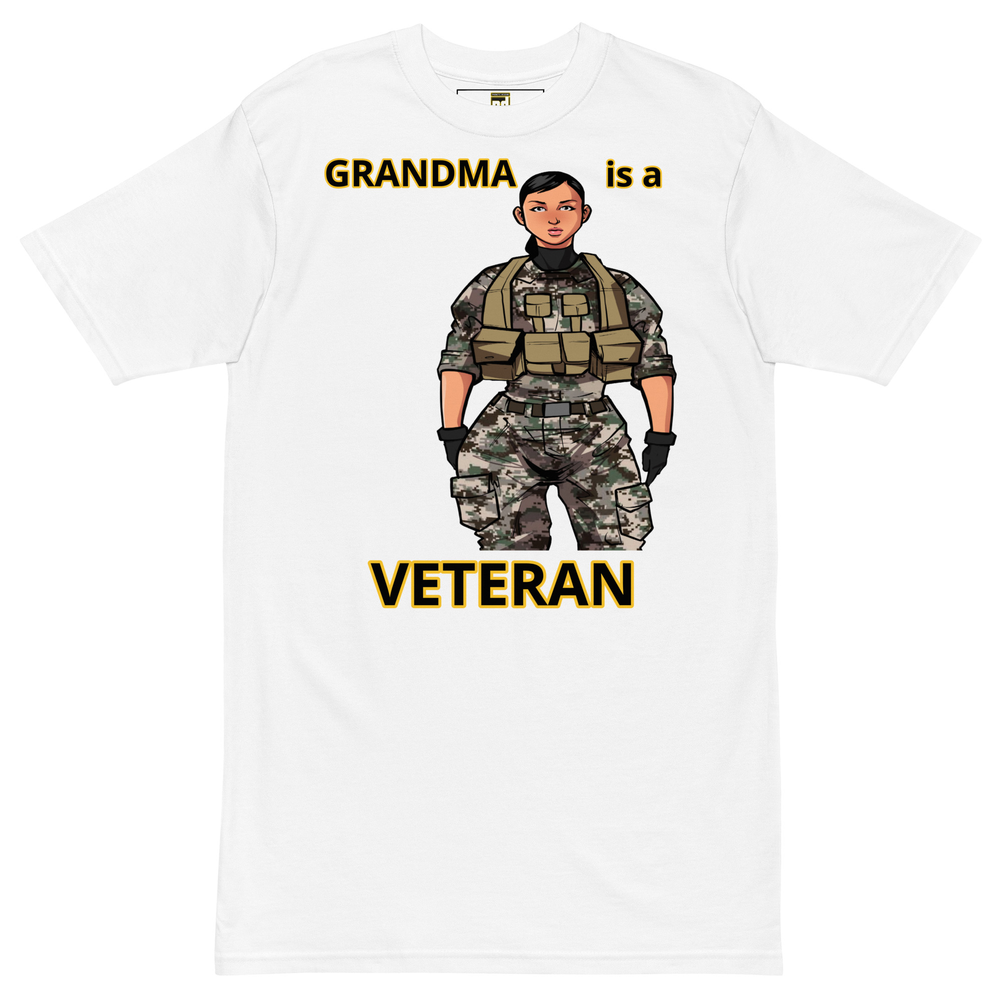 GRANDMA IS A VETERAN TOO FIFE Tee - Image 5