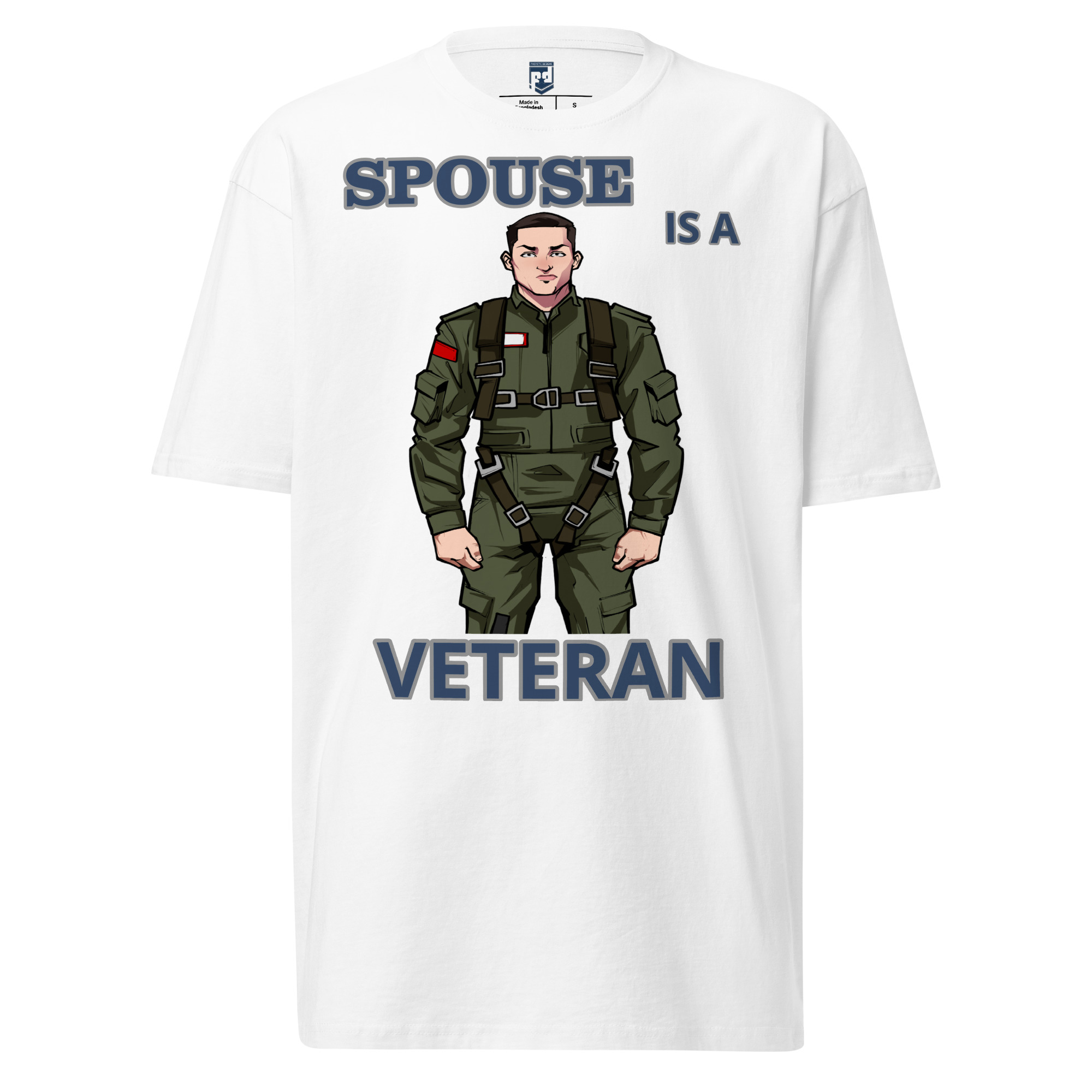 SPOUSE IS A VETERAN TOO FIFE Tee - Image 9
