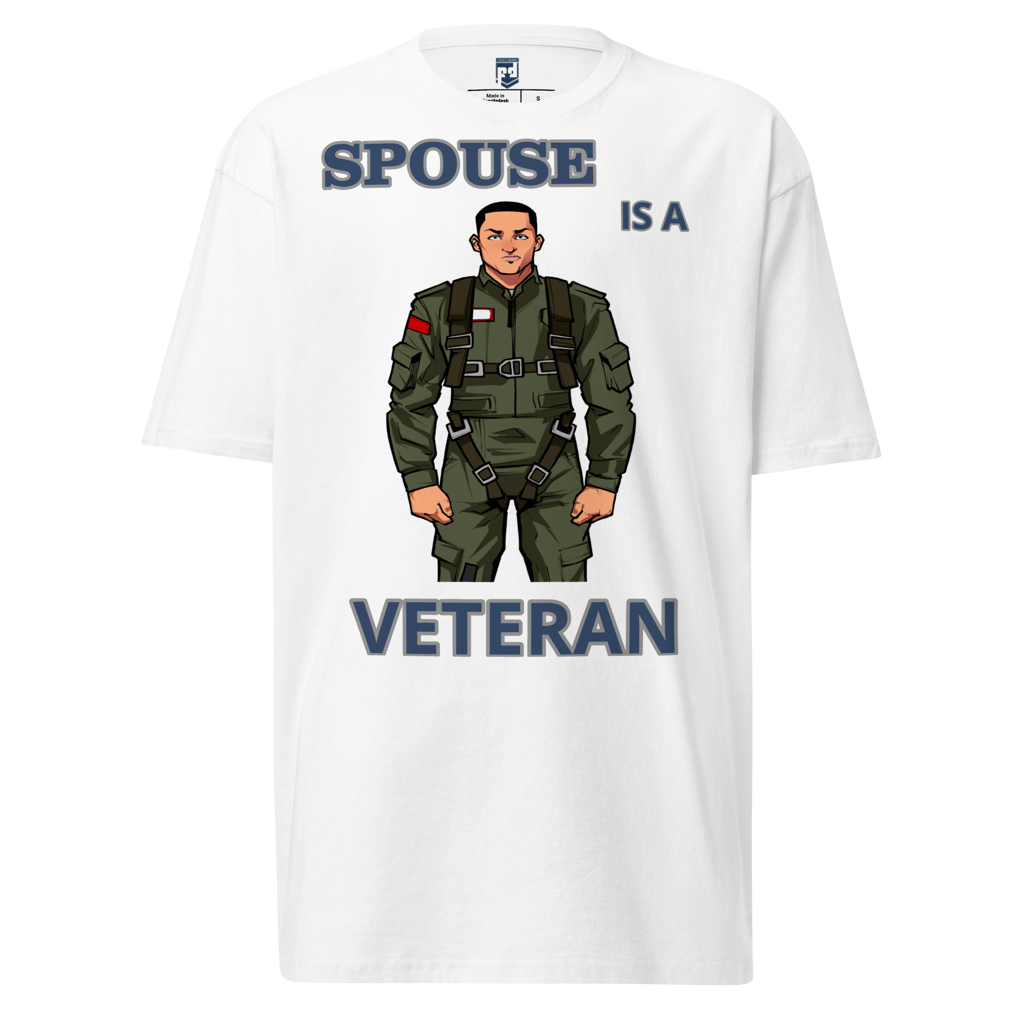 SPOUSE IS A VETERAN TOO FIFE Tee - Image 9